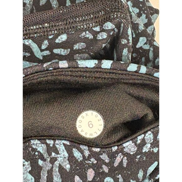 Lululemon Train Times 7/8 Pant 25 Illuminate Black Multi Leggings Women Size 6 - Picture 4 of 4